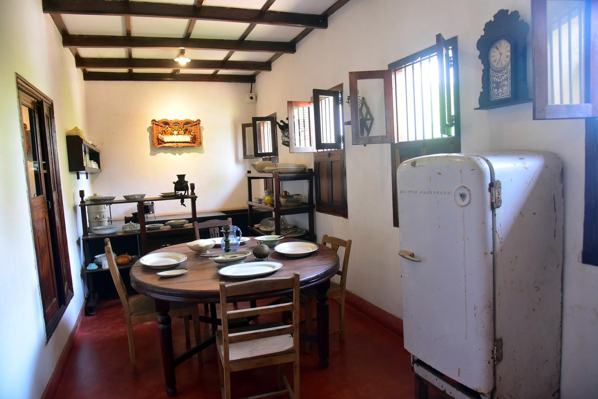 The interior of the residence of a Mangalore Christian family, reconstructed at the Hasta Shilpa Heritage Village Museum in Manipal. The interior of the residence of a Mangalore Christian family, reconstructed at the Hasta Shilpa Heritage Village Museum in Manipal.