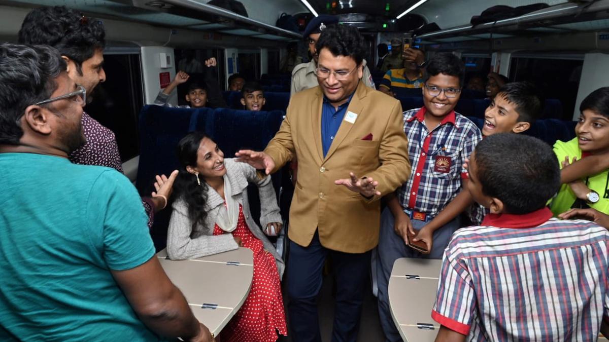 Children, adults alike have a ‘memorable journey’ on Vande Bharat Express
