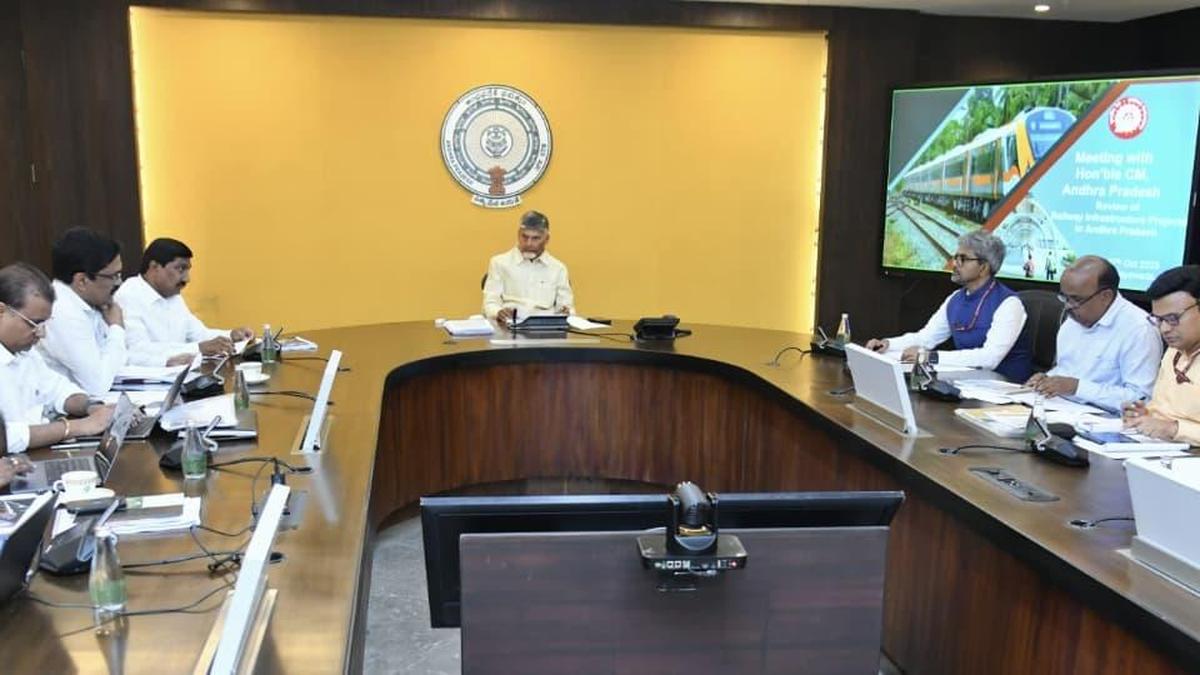 CM okays land for railway coaching terminals at Amaravati, Gannavaram