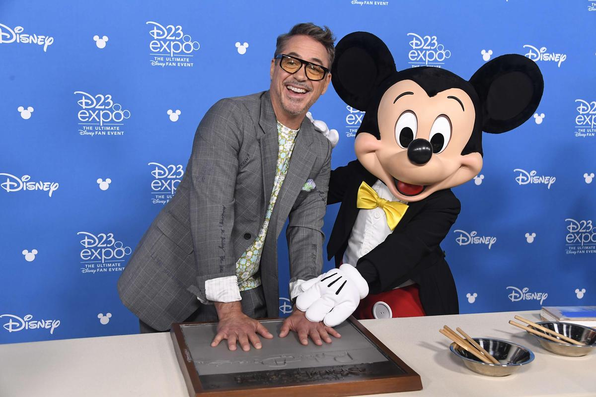 Watch: Robert Downey Jr christens new Disney Adventure cruise ship