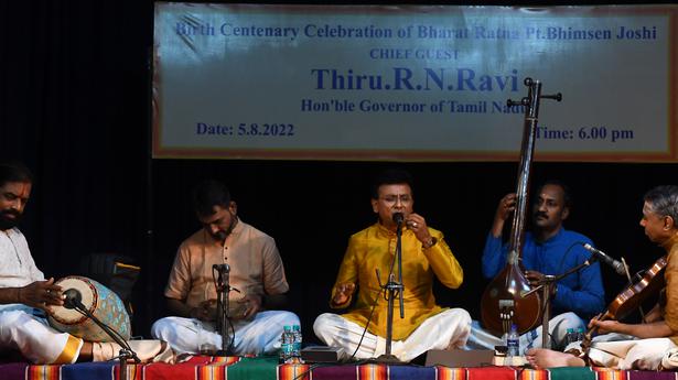 Dakshinottaram, the thematic concert, marked Pt. Bhimsen Joshi‘s centenary celebrations