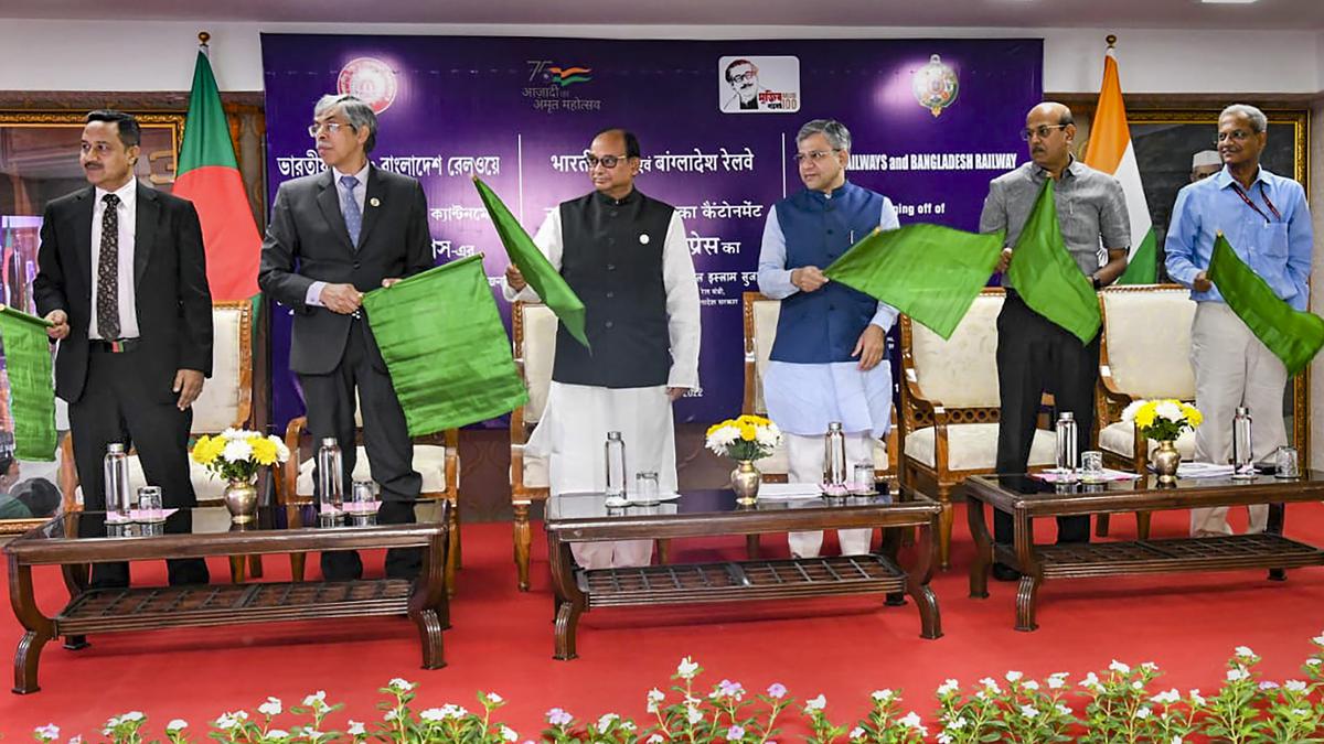 India, Bangladesh flag off new passenger train service, Mitali Express