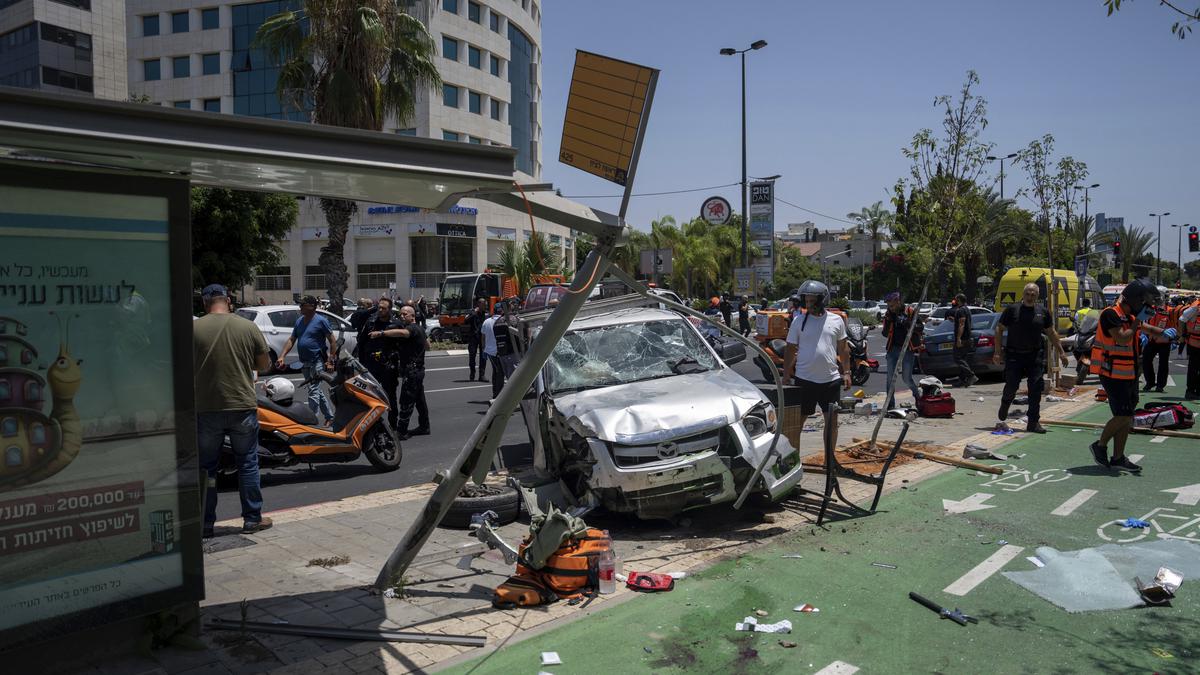 Tel Aviv car ramming 'attack' injures 7: first responders