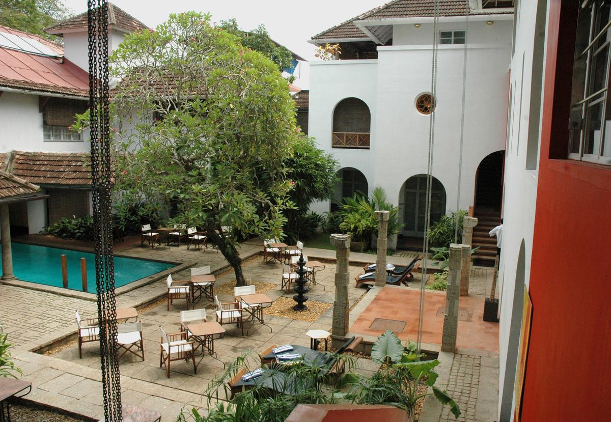 The courtyard of The Malabar House The courtyard of The Malabar House