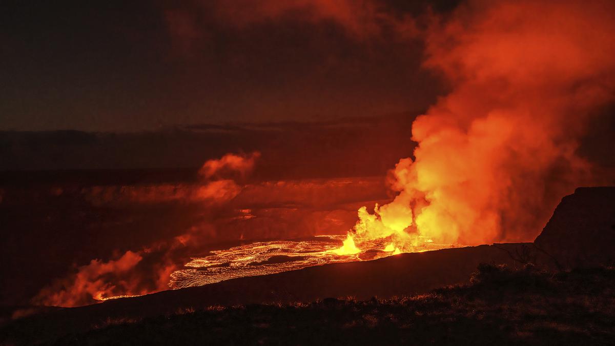 Kilauea, one of the world's most active volcanoes, begins erupting after three-month pause