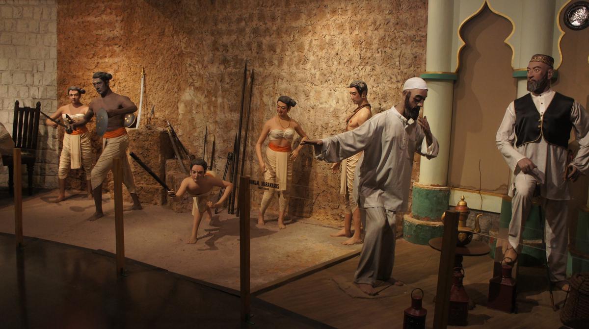 An  exhibit at the Museum of Kerala History in Edappally,  Kochi, Kerala. 