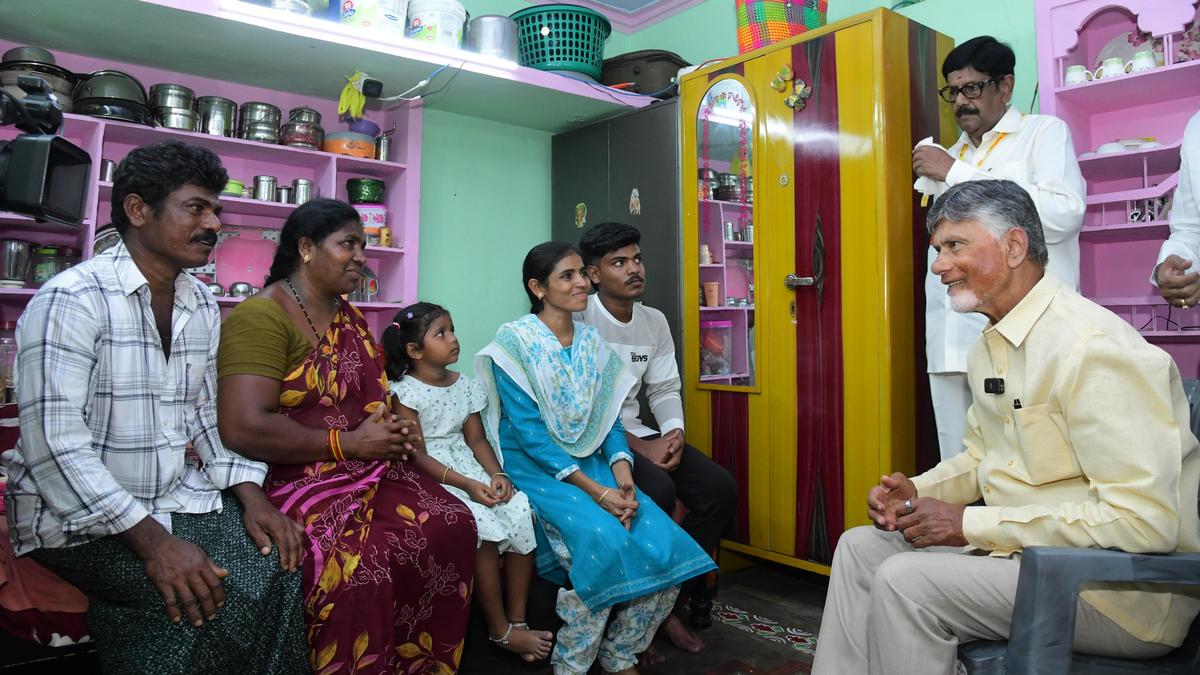 A.P. CM assures support to a widow in Nellorepalem