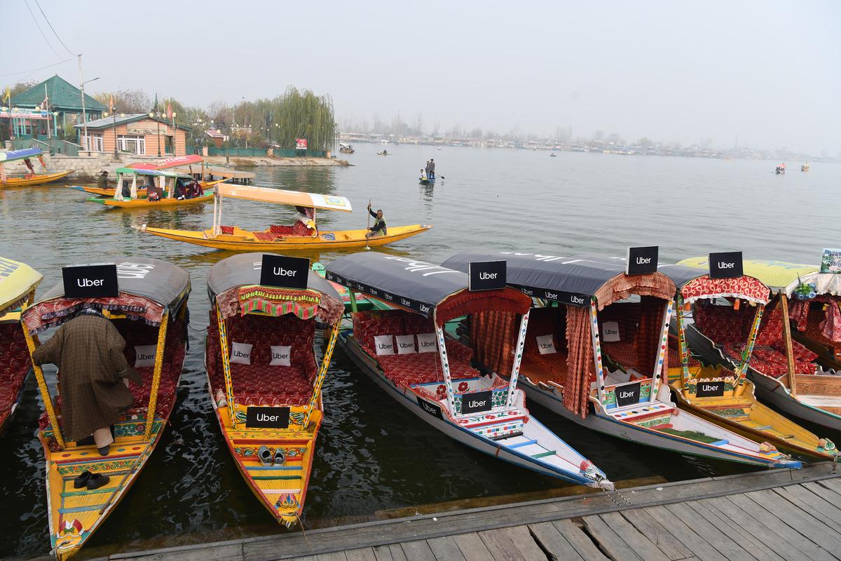 Watch: Uber launches shikara service in Dal Lake, Srinagar