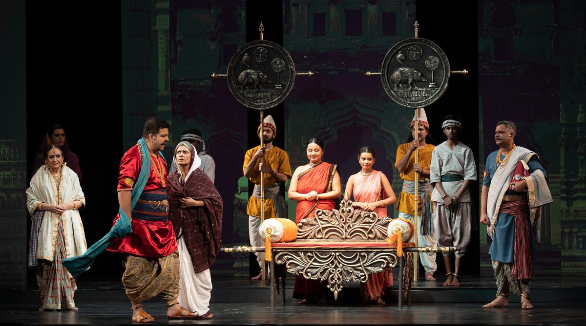 A scene from Arjun Sajnani’s play, Crossing to Talikota.