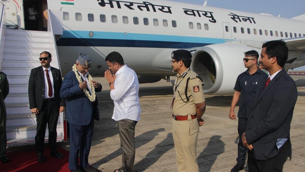 Vice-President arrives at Dharmasthala