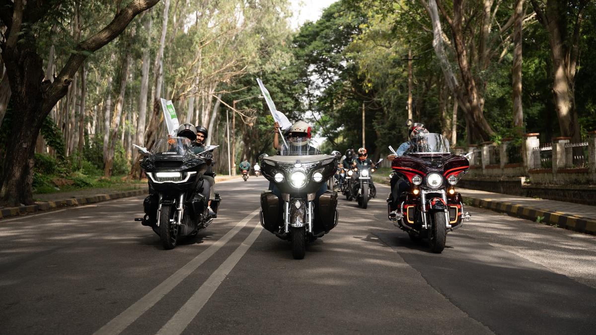 Super bike rally held in Mysuru