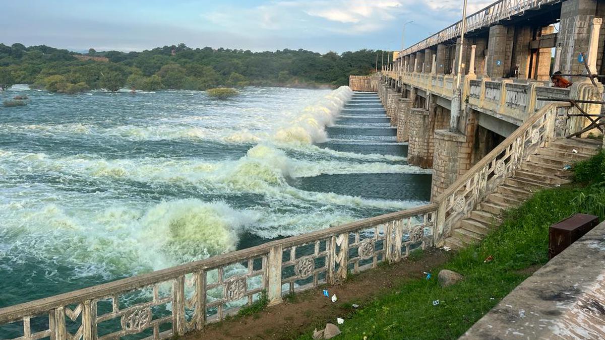 T.N. Rains | Flood alert issued to 30 villages, as water from Sathanur dam in Tiruvannamalai is released