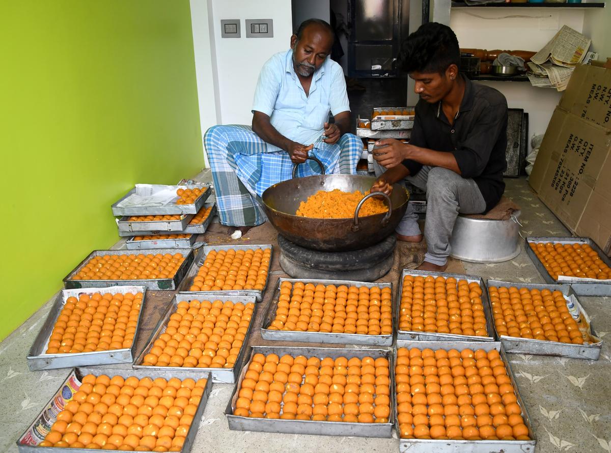 Sweet makers in Madurai on their toes ahead of Deepavali