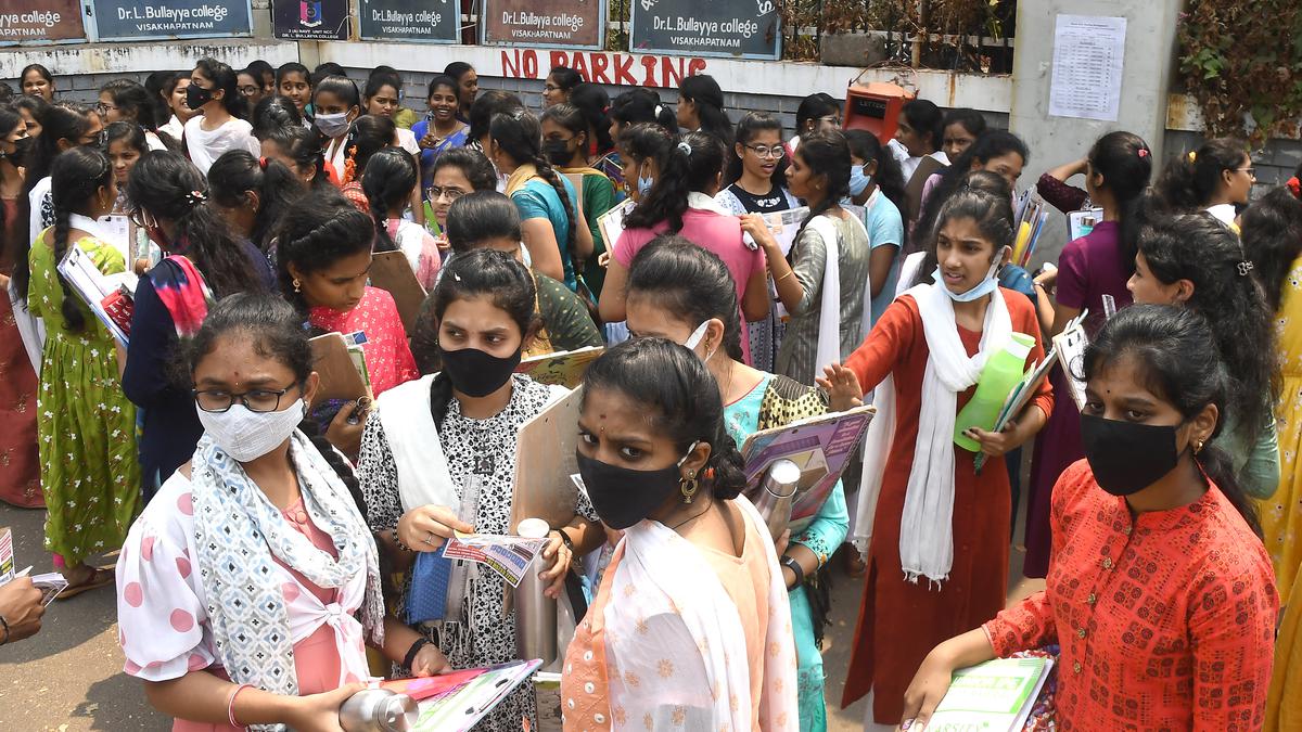 Intermediate first year exams begin in Andhra Pradesh, 97% students appear on Day 1