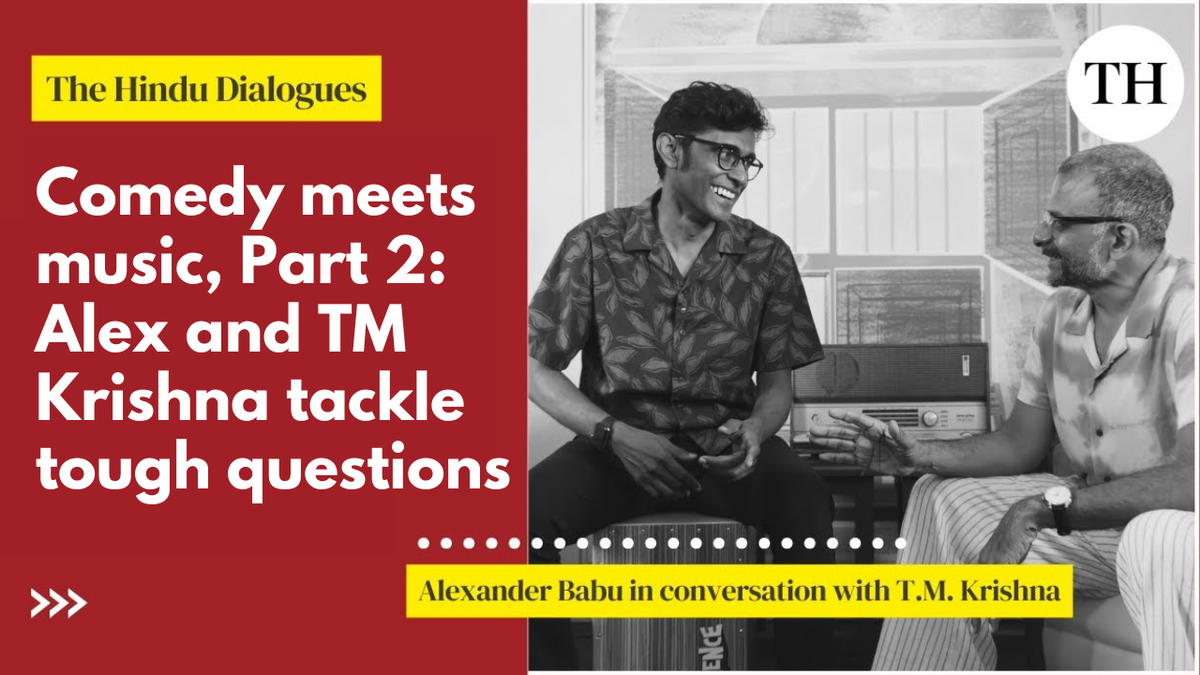 Watch: Alexander Babu and TM Krishna on choosing their path, the joy of singing and handling criticism