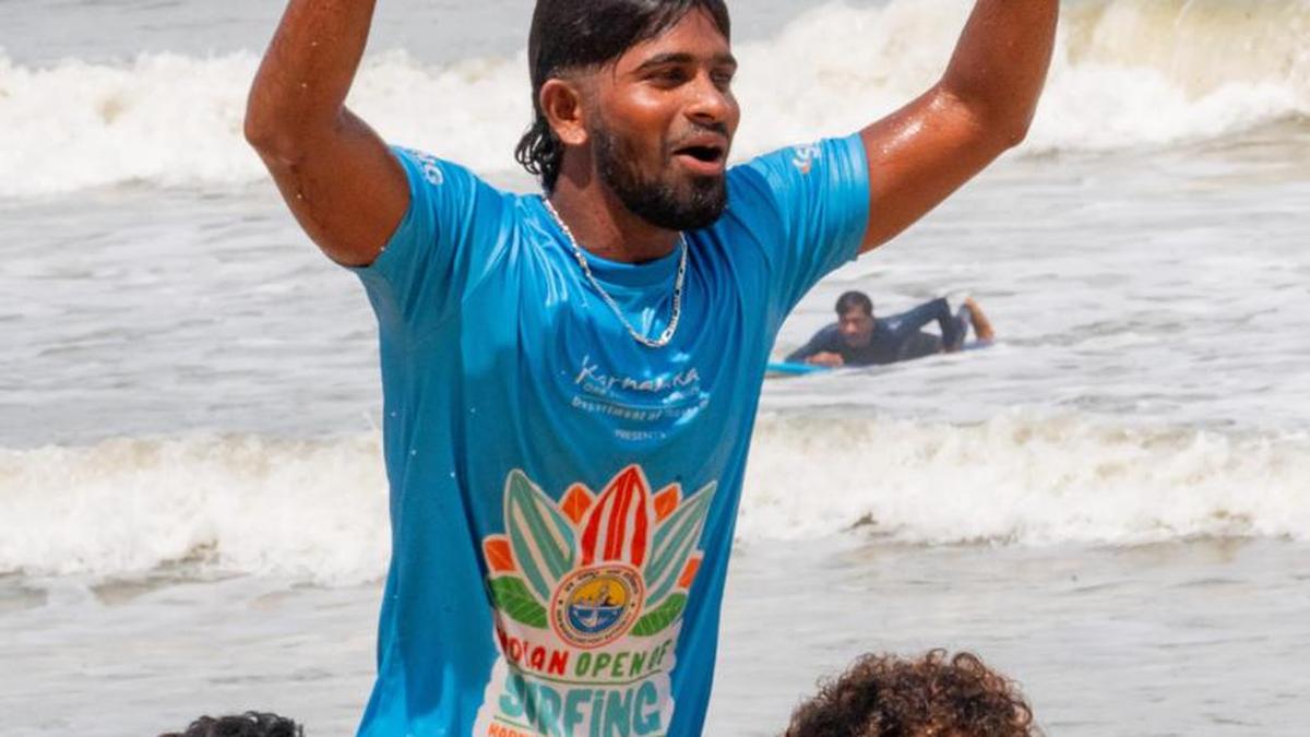 International surfer Ajeesh Ali crowned new champion at Indian Open of Surfing; Kamali Moorthi defends titles with double victory