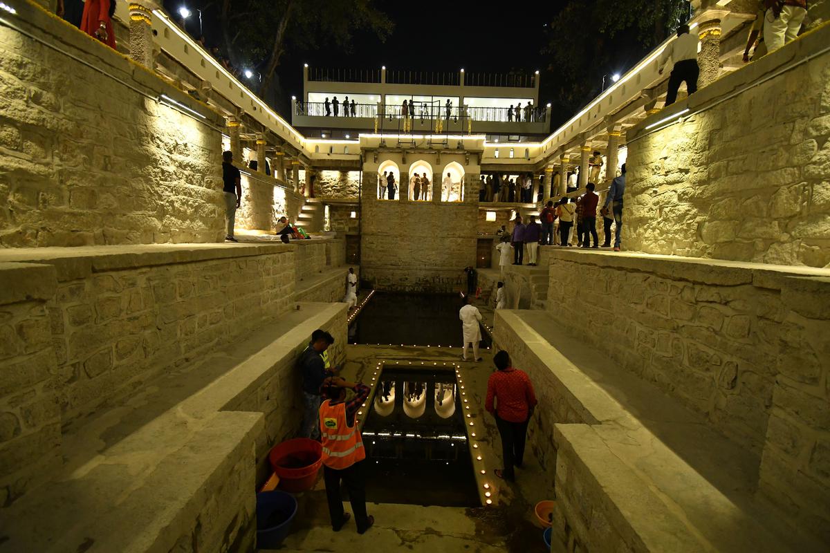Renovated Bansilalpet stepwell inaugurated amid fanfare