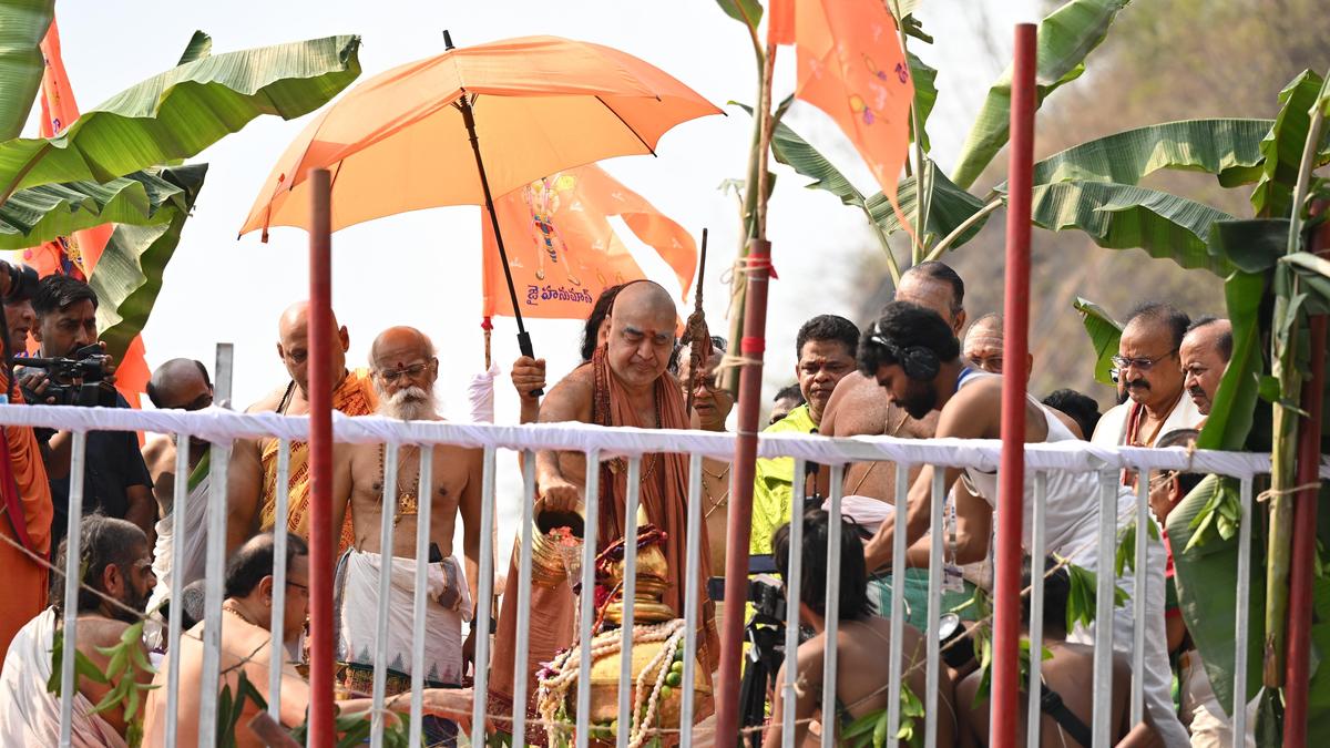 Kumbhabhishekam concludes on a grand note at Kanaka Durga temple in Vijayawada &nbsp;