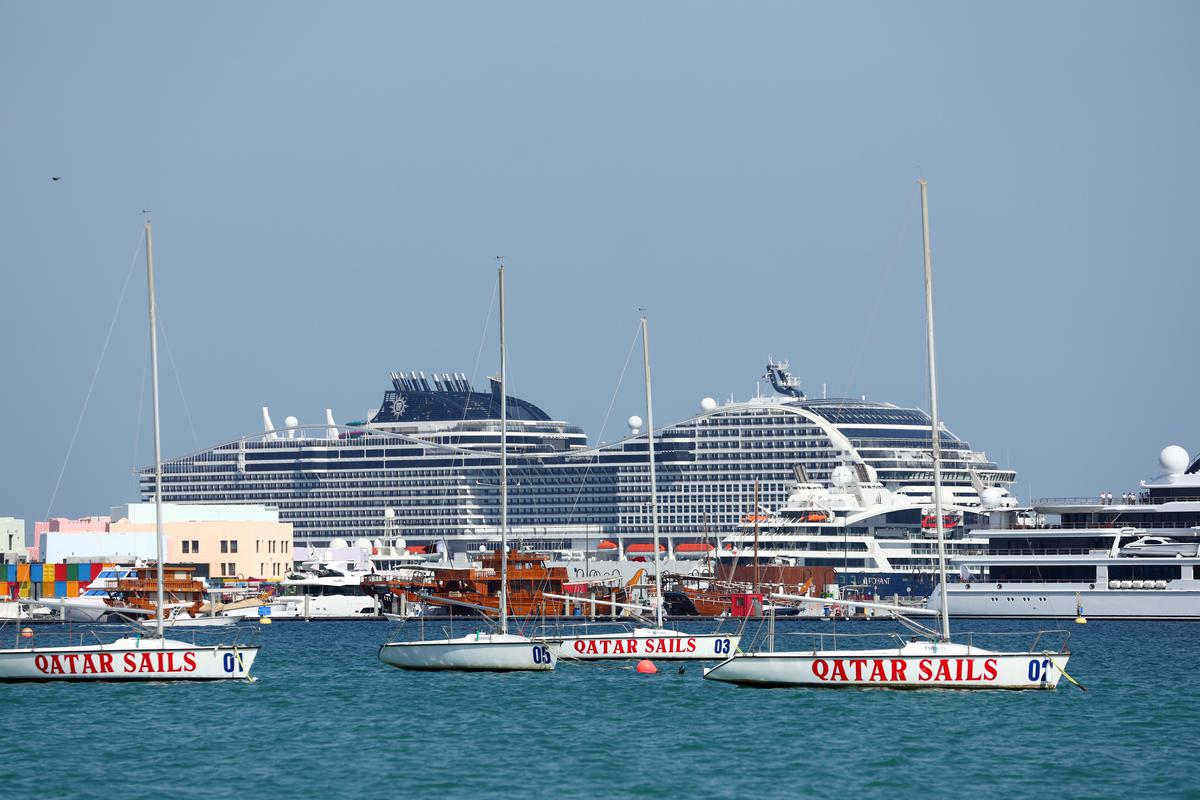     Cruises are seen ahead of the FIFA World Cup Qatar 2022 in Doha, Qatar