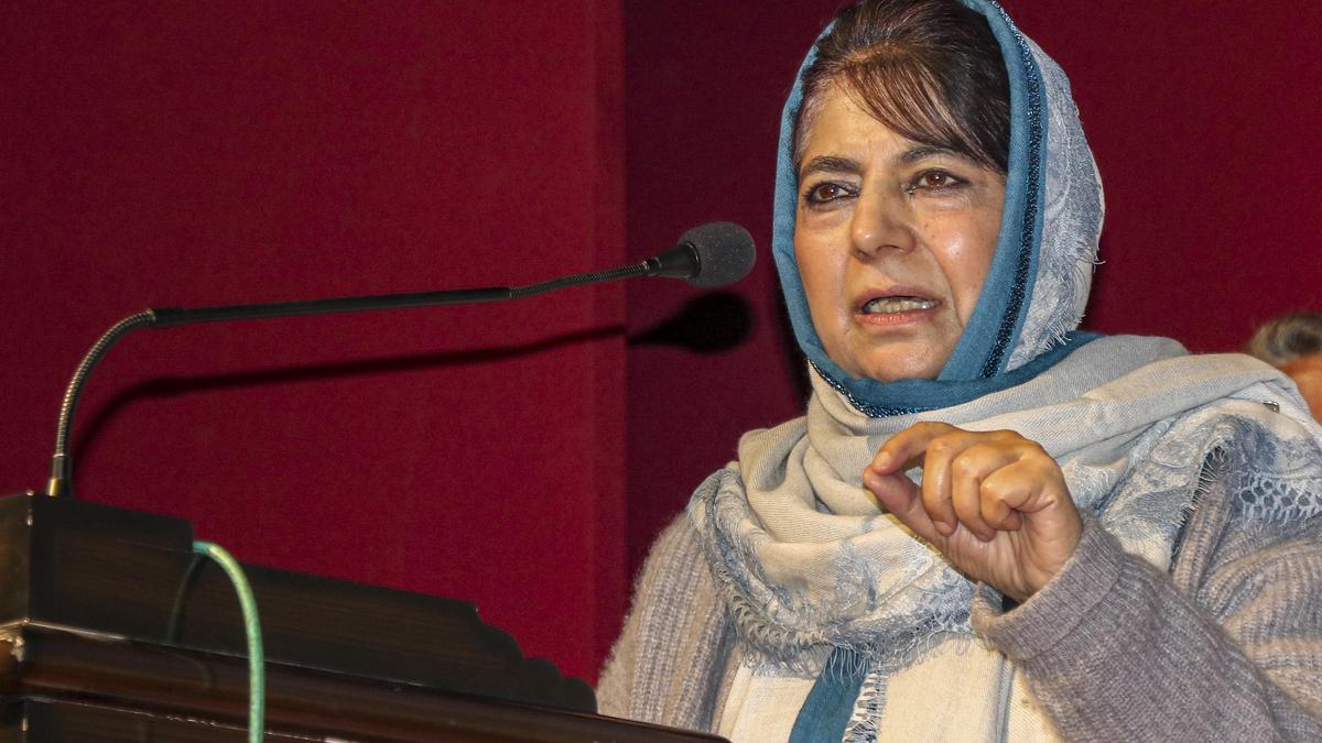 Mehbooba Mufti takes exception to NSA Ajit Doval’s ‘revenge for history’ remark
