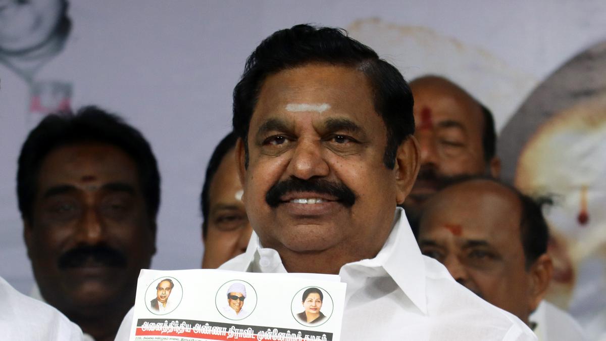 AIADMK's Edappadi K. Palaniswami Defends Newcomer Candidates