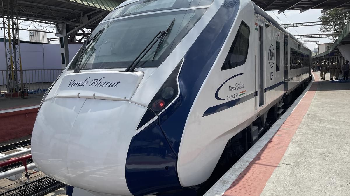 Window panes of Vande Bharat Express train damaged in stone pelting in Bengaluru