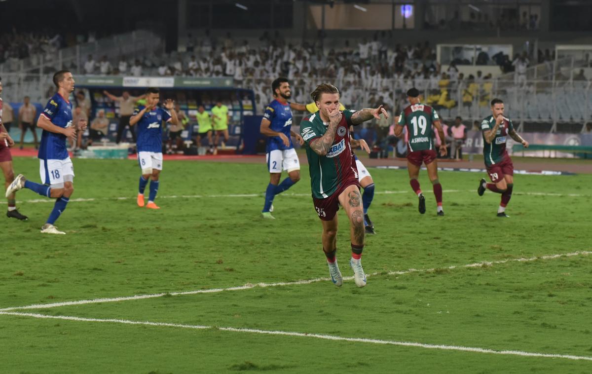 Jason Cummings scored the equaliser for Mohun Bagan. 