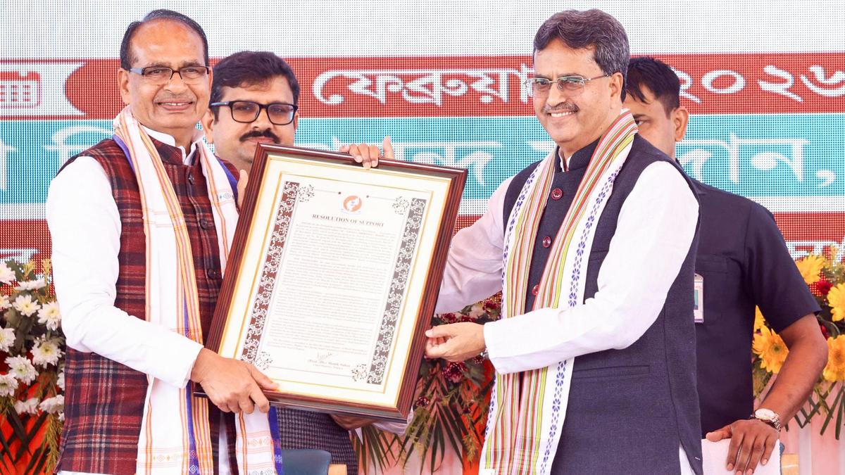 Union Minister Shivraj Singh Chauhan graces Janpratinidhi Sammelan in Agartala