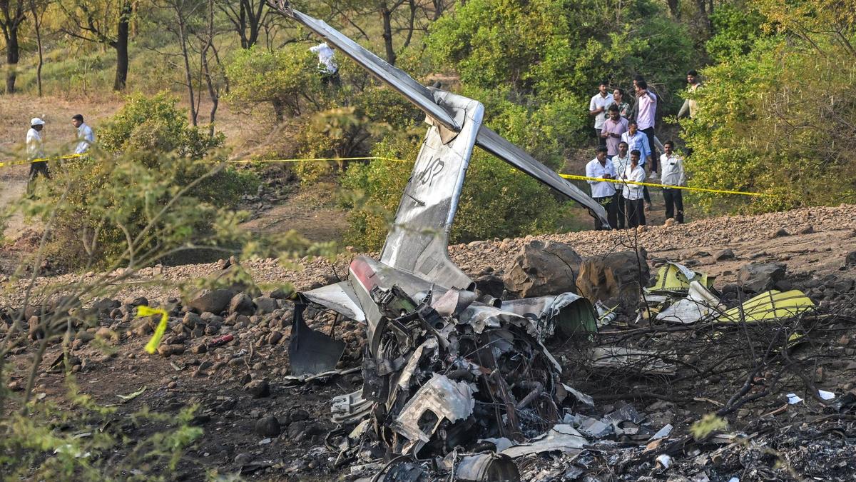 Baramati plane crash: AAIB seeks specialised support to retrieve data from cockpit voice recorder