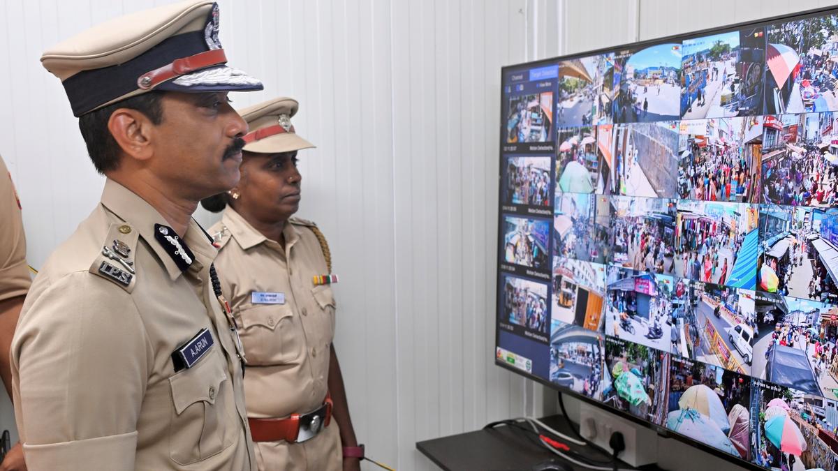 Chennai City Police Commissioner inspects security arrangements in