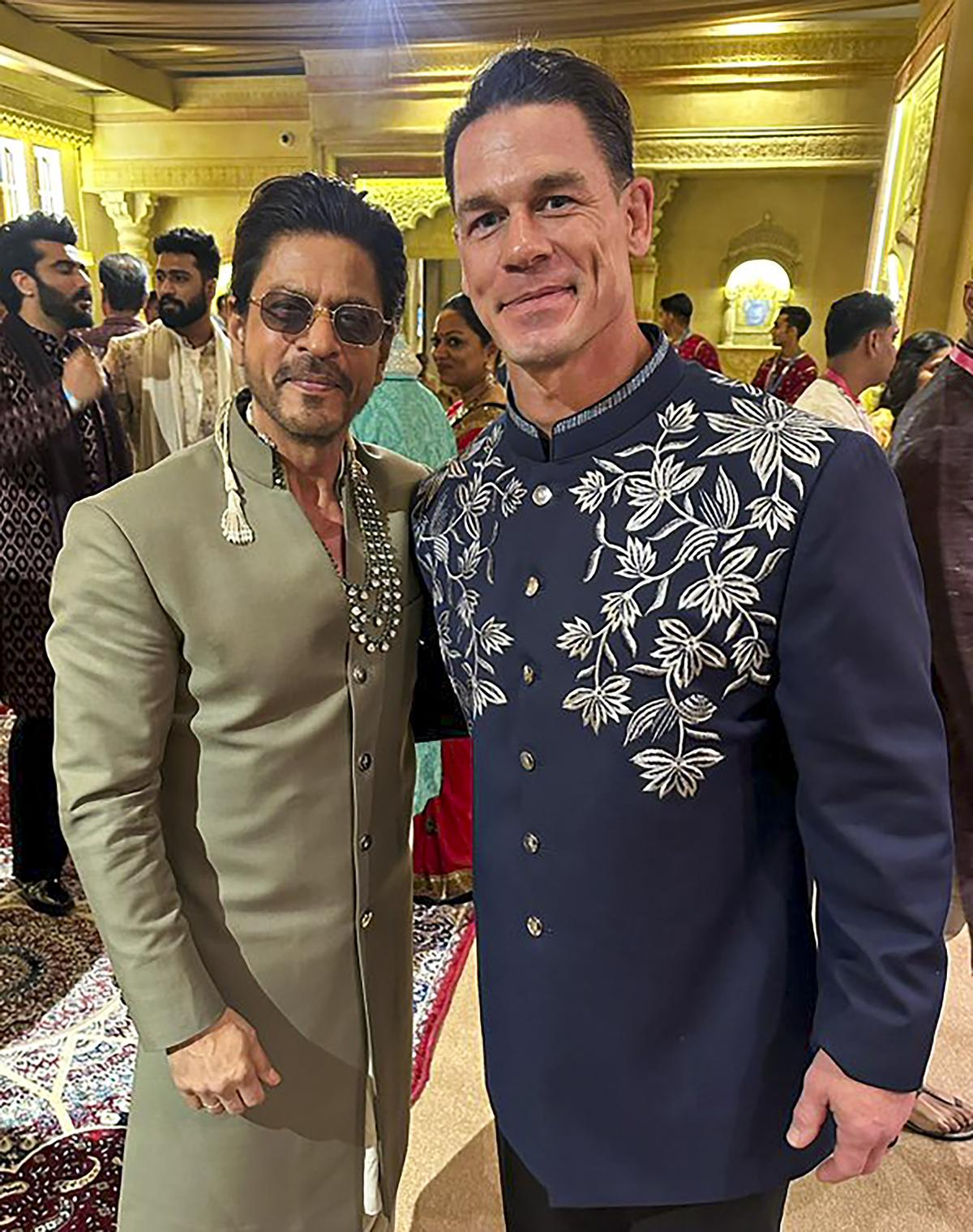 Meeting Shah Rukh Khan was perfect end to wonderful India trip: John Cena - The Hindu