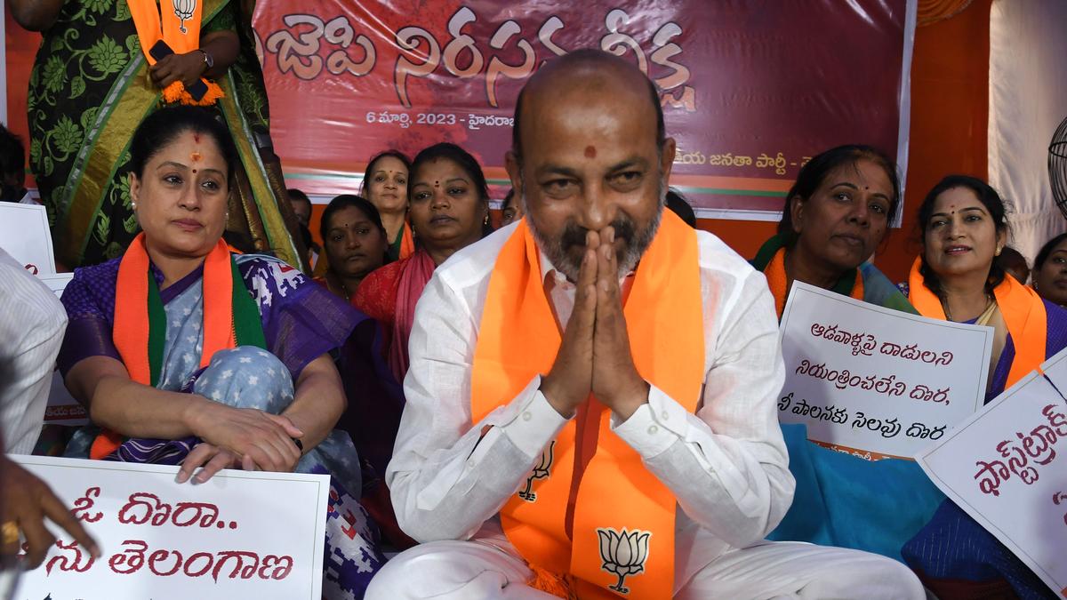 Telangana BJP State unit chief faces music from within