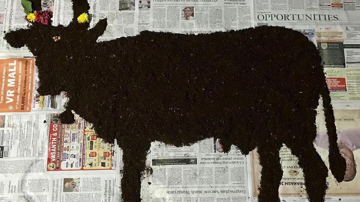 Pulling an artwork out of the bin