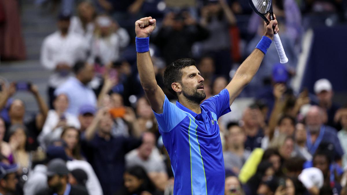 Novak Djokovic comes back after dropping the first 2 sets to beat Laslo Djere at the U.S. Open