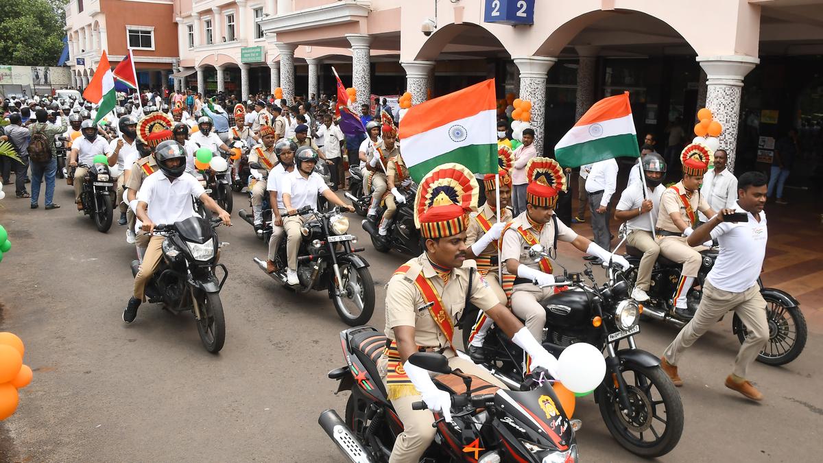 RPF Waltair gets 13 new motorcycles to boost patrolling
