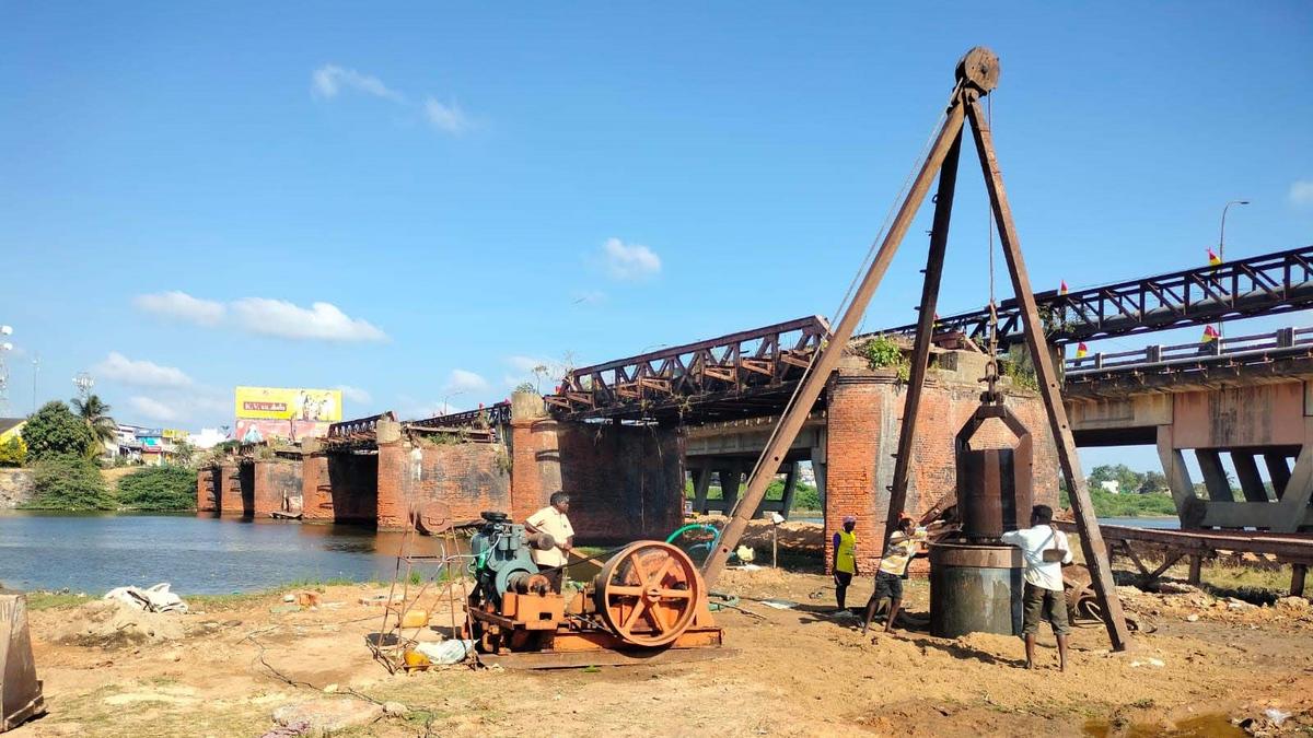 Work on new, high-level bridge across Gedilam River in T.N.’s Cuddalore district begins