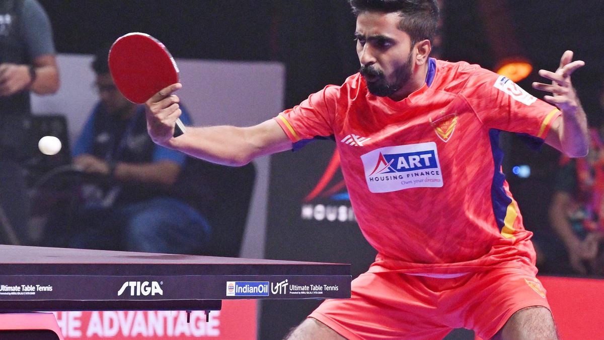 Sathiyan’s star act makes Dabang Delhi feel at home