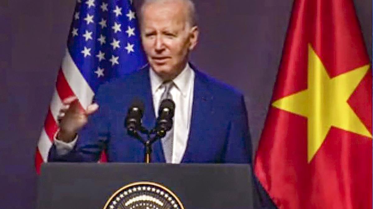 Biden opens Vietnam visit by saying the two countries are 'critical partners' at a 'critical time'