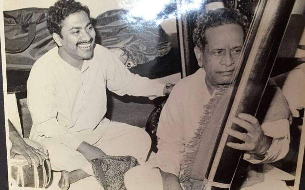 The singer with Bhimsen Joshi