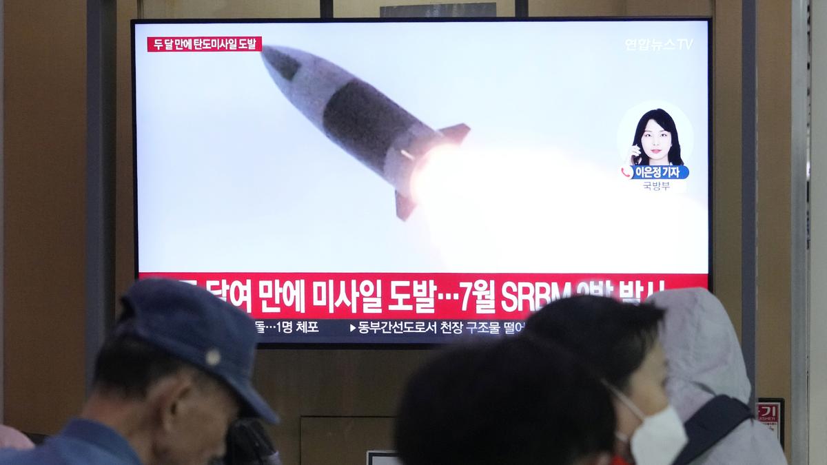 North Korea fires multiple short-range ballistic missiles