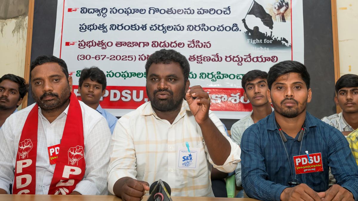 Students&rsquo; unions demand A.P. government to conduct elections in educational institutions