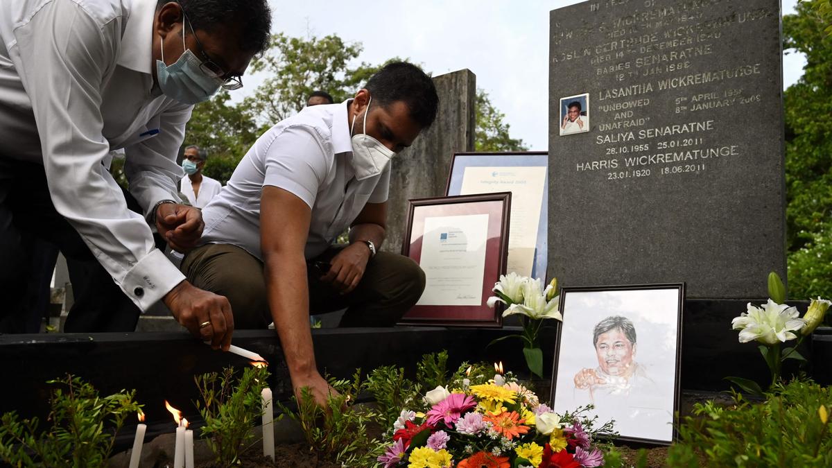 Family of murdered Sri Lanka editor seek justice from new president