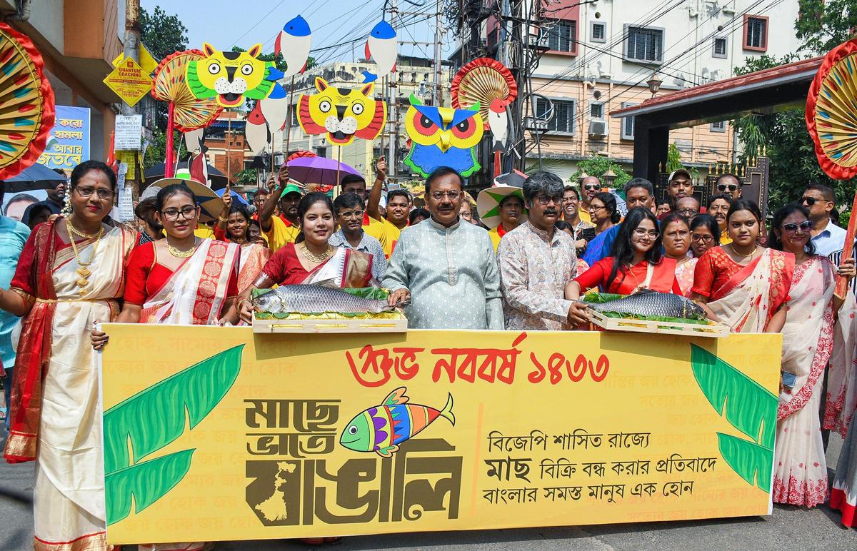 Fish emerges as a campaign symbol on Bengali New Year