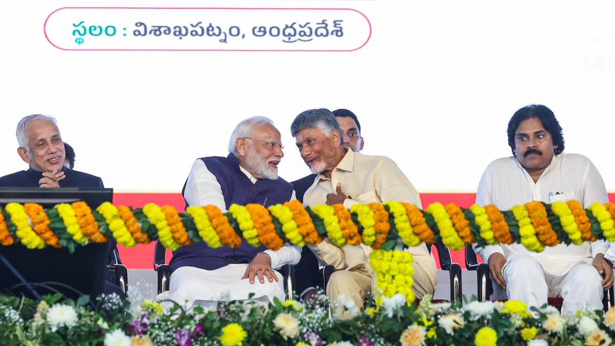 Prime Minister Narendra Modi lays foundation stone for much-awaited SCoR Zone headquarters in Visakhapatnam