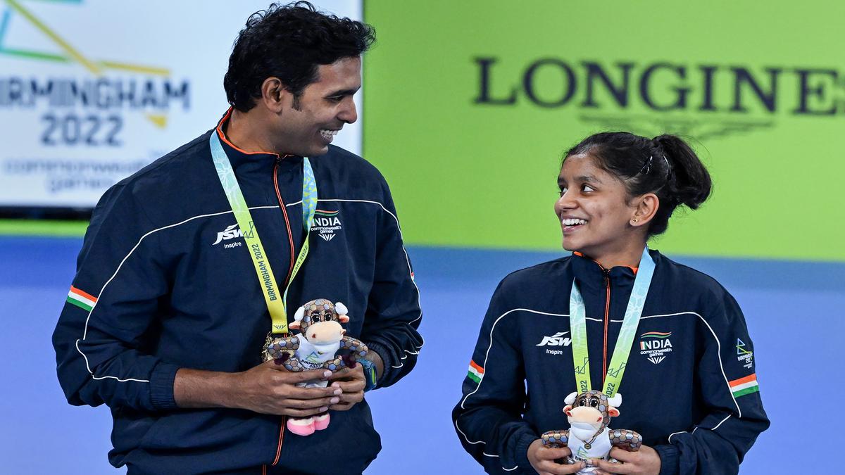 Sharath, Sreeja clinch gold medal in table tennis mixed doubles at CWG 2022