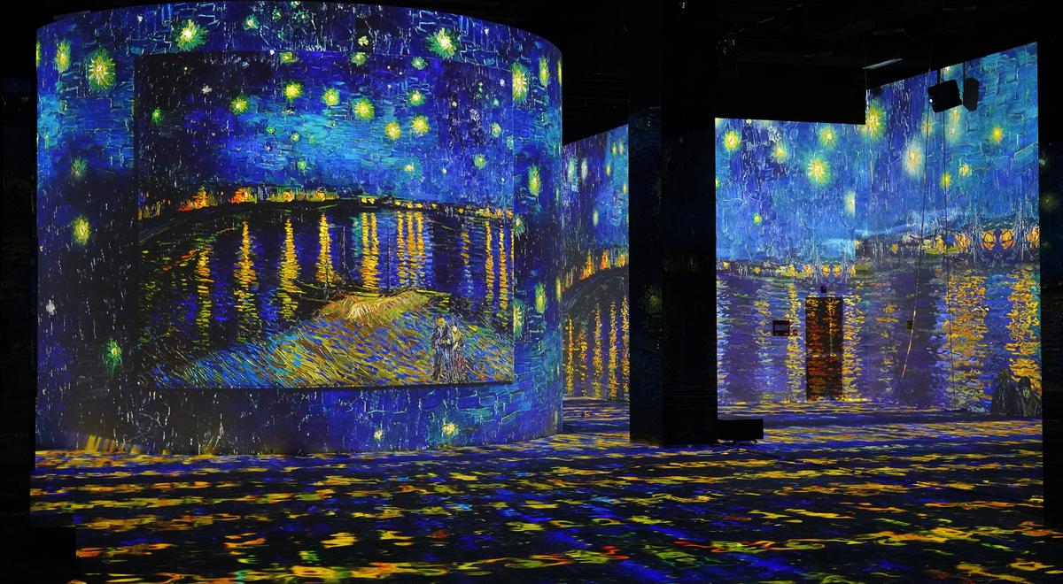 Infinity des Lumieres, an immersive digital exhibit at the Dubai Mall