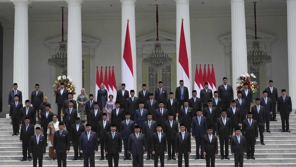 Indonesia’s new President Prabowo Subianto announces largest-ever Cabinet with 109 members