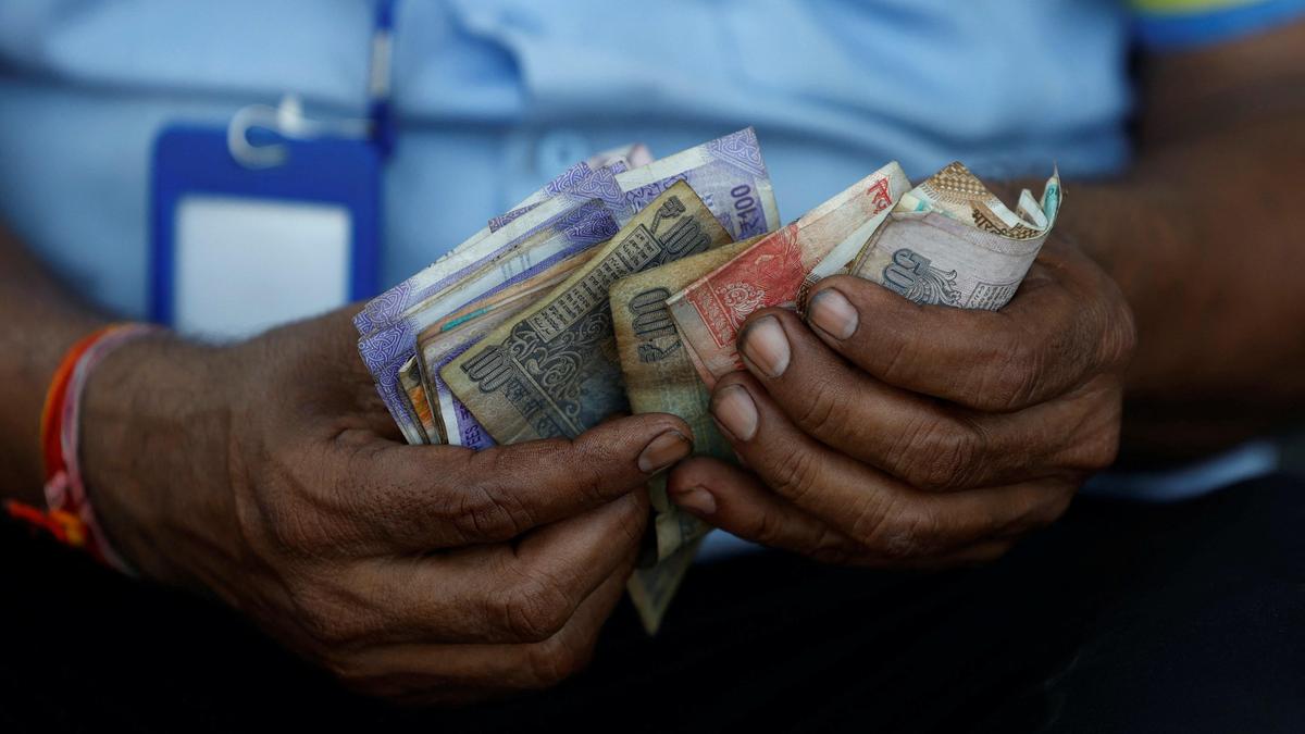 Rupee falls 31 paise to close at 95.67 against U.S. dollar