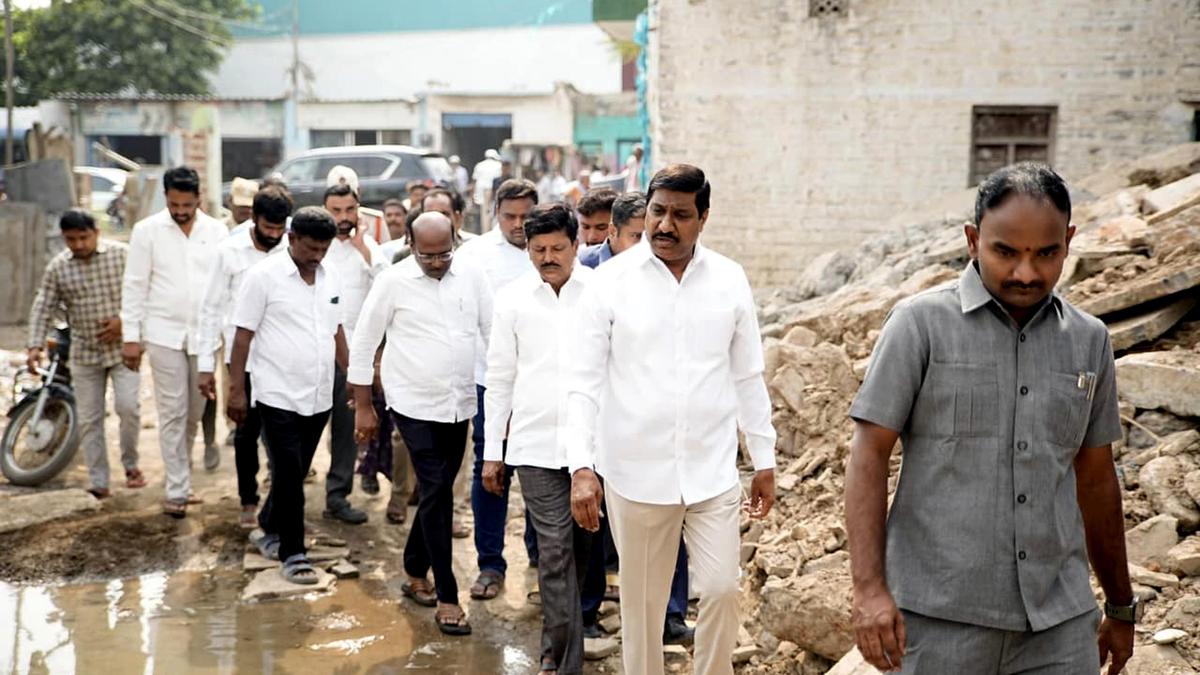 R&B Minister inspects ongoing works in his Constituency