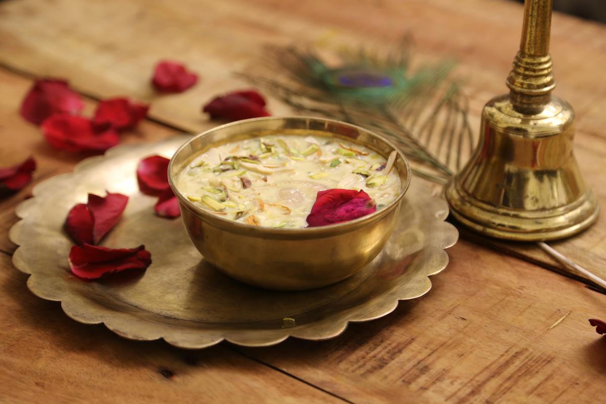 Rice pudding with onions